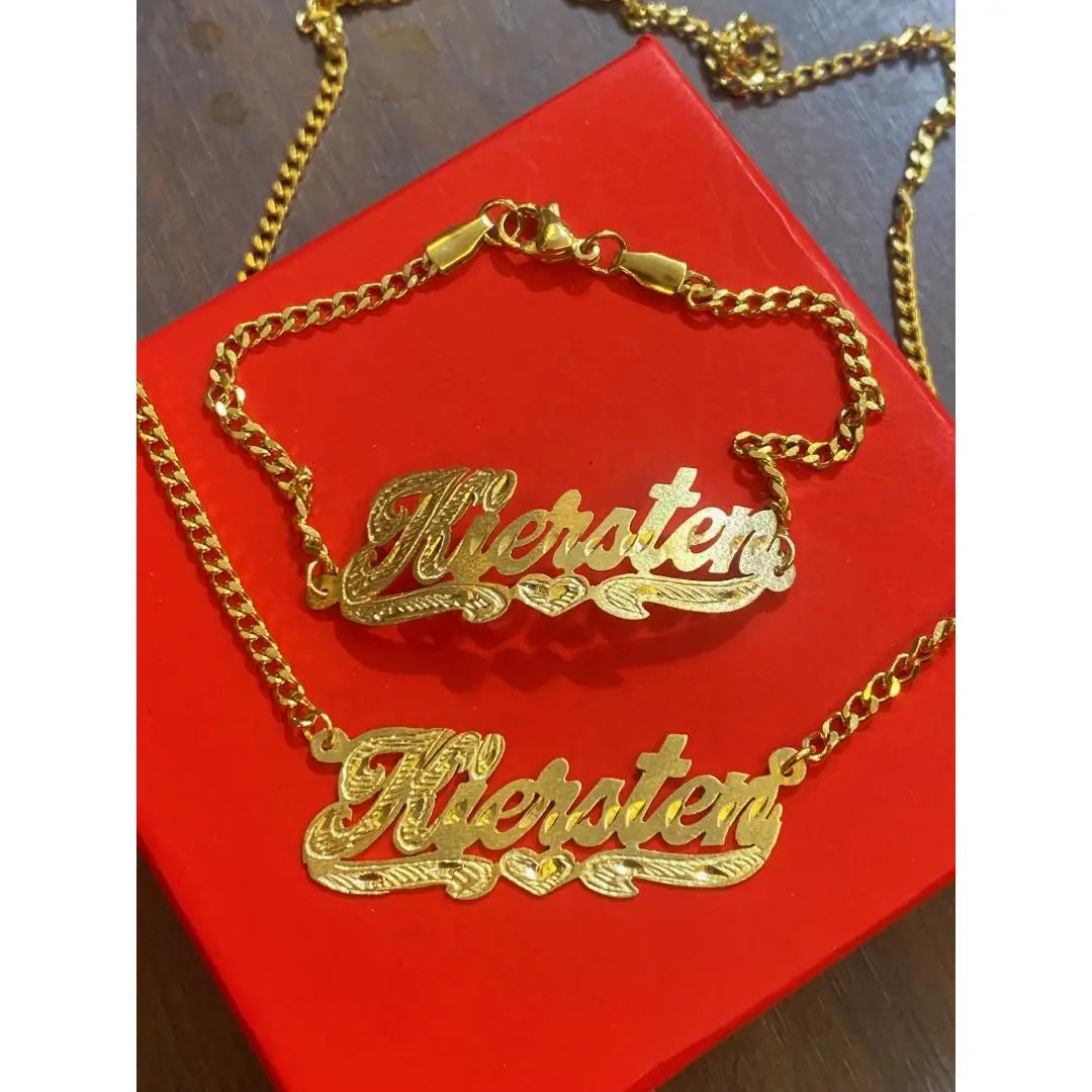 "New" Gold (Teenager) Custom Name Set