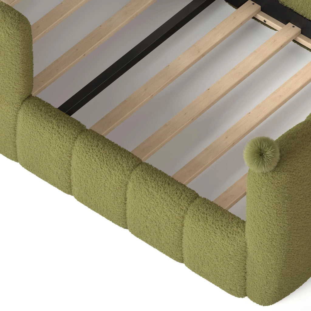 Teddy Montessori Upholstered Floor Bed