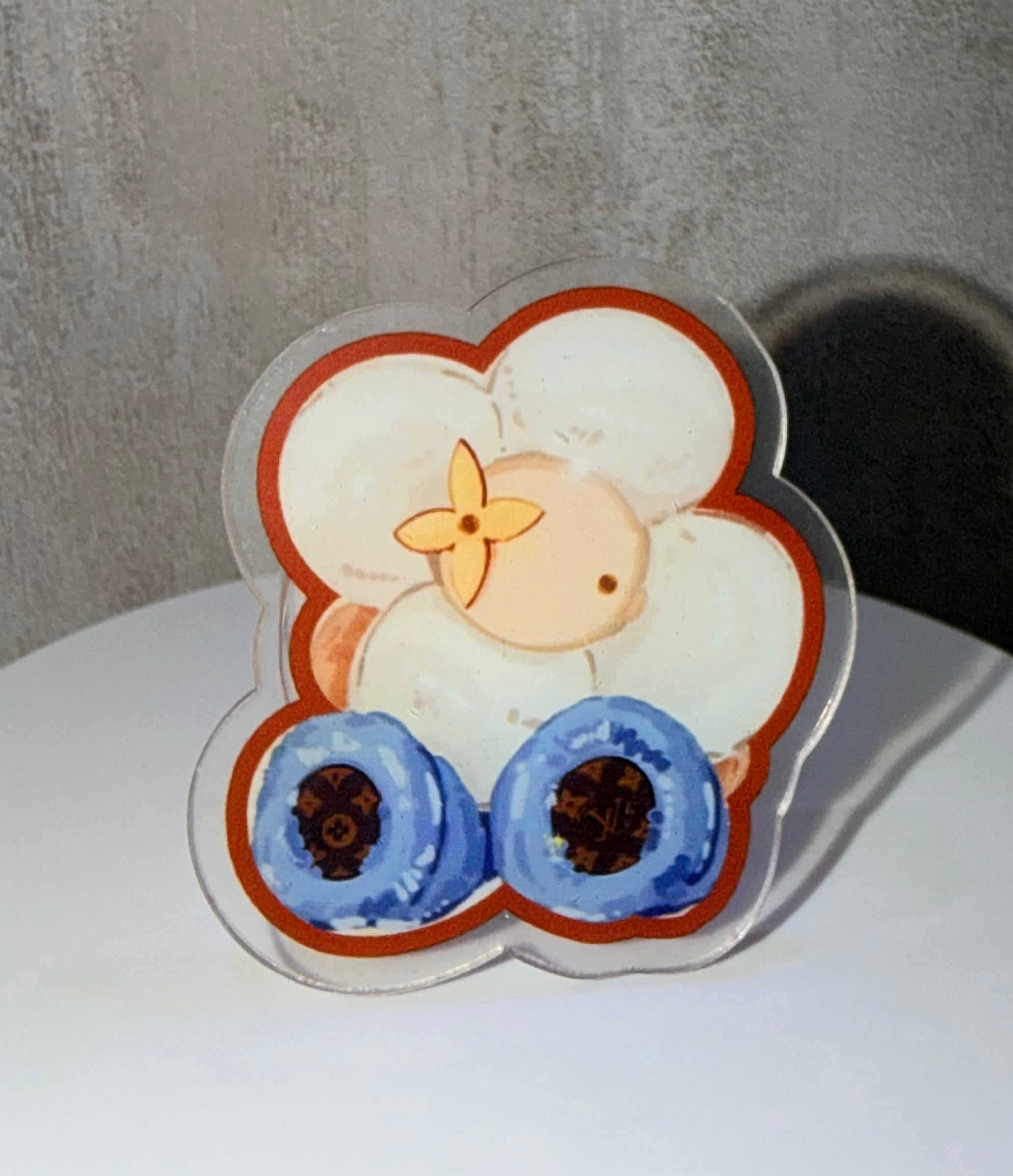 LV Flower Babe Phone Pocket Socket