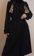 "SALE" Cheetah Trench Coat