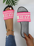Pink Paris Sandals