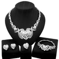 "New" Silver Mom Heart Set
