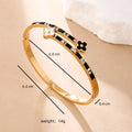 Black and White Gold Bracelet