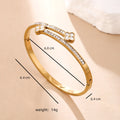 White Flower Gold Bracelet